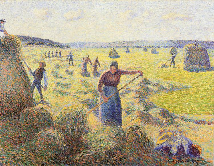 Camille Pissarro La Recolte des Foins, Eragny